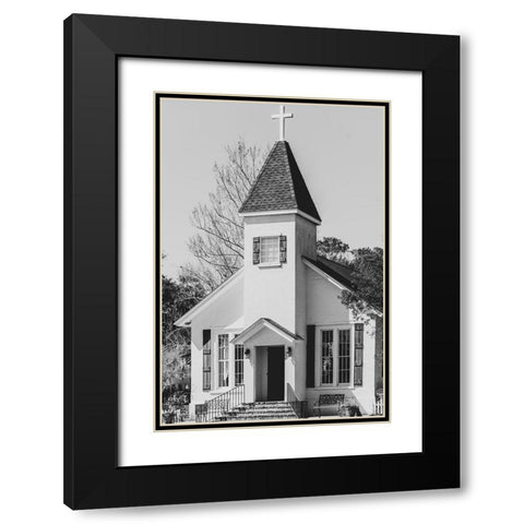 Our Lady of the Sea Black Modern Wood Framed Art Print with Double Matting by Malone, Will