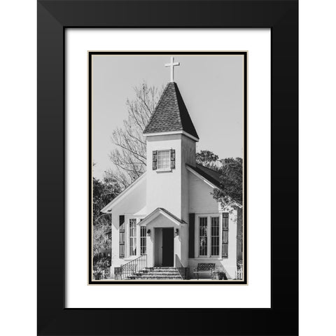 Our Lady of the Sea Black Modern Wood Framed Art Print with Double Matting by Malone, Will