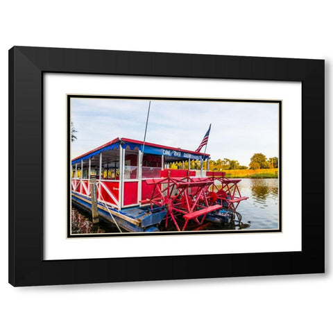 Cane River Queen 2 Black Modern Wood Framed Art Print with Double Matting by Malone, Will