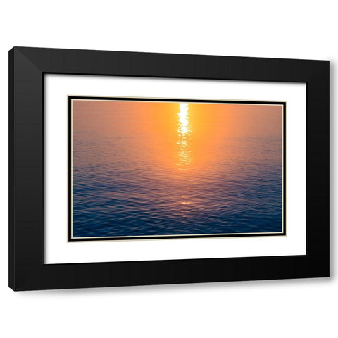 Morning Sun Black Modern Wood Framed Art Print with Double Matting by Malone, Will