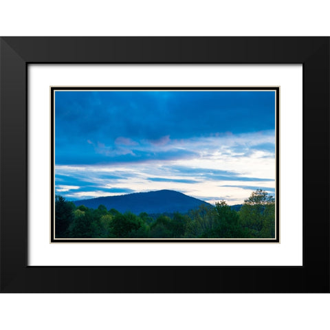 Cashiers Clouds 3 Black Modern Wood Framed Art Print with Double Matting by Malone, Will