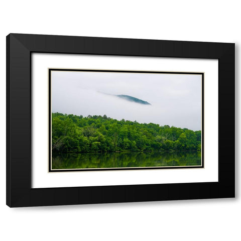 Hidden Black Modern Wood Framed Art Print with Double Matting by Malone, Will