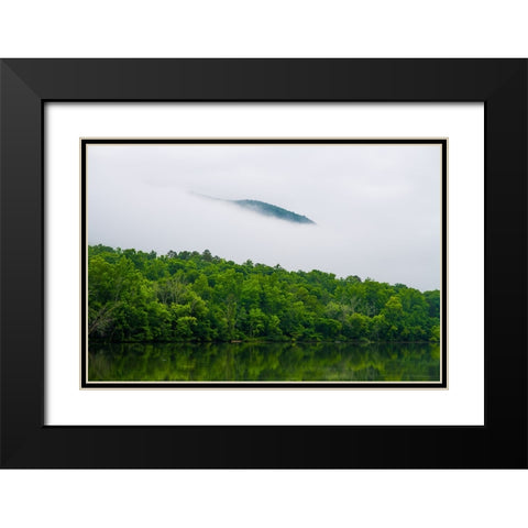 Hidden Black Modern Wood Framed Art Print with Double Matting by Malone, Will