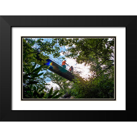 Rock City 2 Black Modern Wood Framed Art Print with Double Matting by Malone, Will