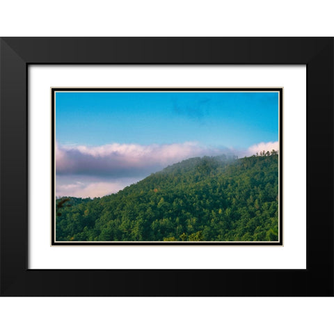 Smokey Morning 2 Black Modern Wood Framed Art Print with Double Matting by Malone, Will