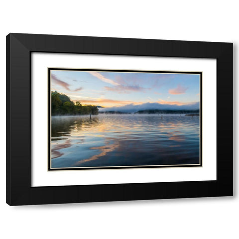 Rainbow Ocoee Black Modern Wood Framed Art Print with Double Matting by Malone, Will