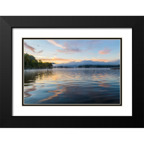 Rainbow Ocoee Black Modern Wood Framed Art Print with Double Matting by Malone, Will