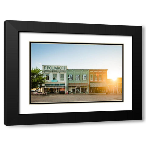 Antiques Black Modern Wood Framed Art Print with Double Matting by Malone, Will
