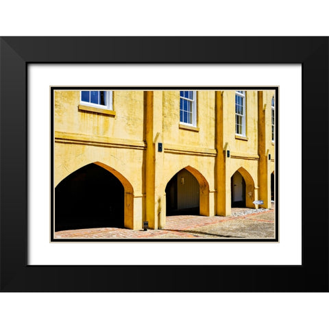 Arsenal Black Modern Wood Framed Art Print with Double Matting by Malone, Will