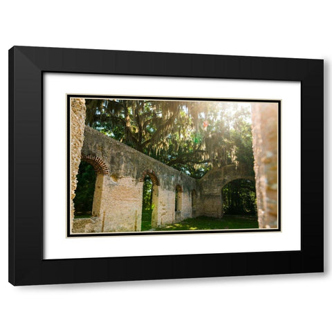 Chapel of Ease Black Modern Wood Framed Art Print with Double Matting by Malone, Will