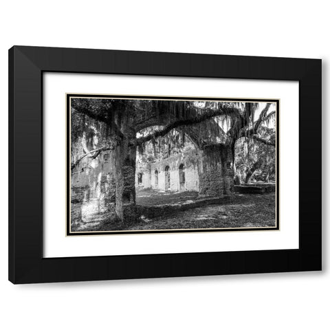 Chapel of Ease 2 Black Modern Wood Framed Art Print with Double Matting by Malone, Will