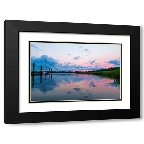 Cotton Candy  Black Modern Wood Framed Art Print with Double Matting by Malone, Will