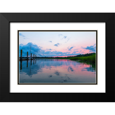 Cotton Candy  Black Modern Wood Framed Art Print with Double Matting by Malone, Will