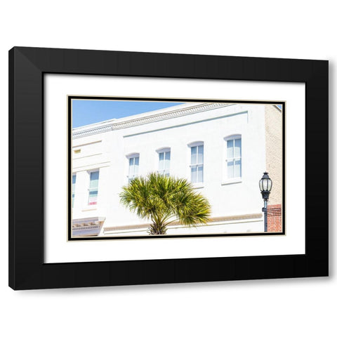 Downtown Beaufort 3 Black Modern Wood Framed Art Print with Double Matting by Malone, Will