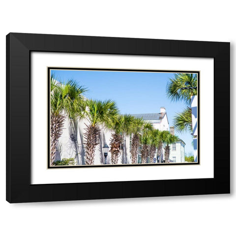 Downtown Beaufort 4 Black Modern Wood Framed Art Print with Double Matting by Malone, Will