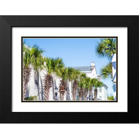 Downtown Beaufort 4 Black Modern Wood Framed Art Print with Double Matting by Malone, Will
