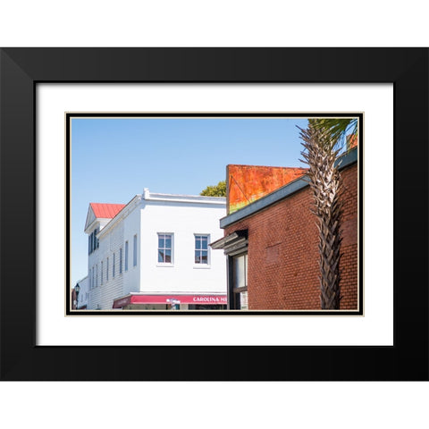 Downtown Beaufort 5 Black Modern Wood Framed Art Print with Double Matting by Malone, Will