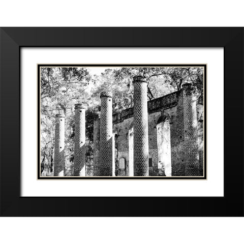 Old Sheldon 2 Black Modern Wood Framed Art Print with Double Matting by Malone, Will