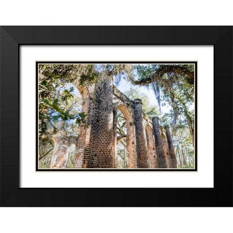 Old Sheldon 3 Black Modern Wood Framed Art Print with Double Matting by Malone, Will