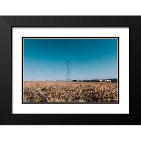 Here They Come Re-Edit Black Modern Wood Framed Art Print with Double Matting by Malone, Will