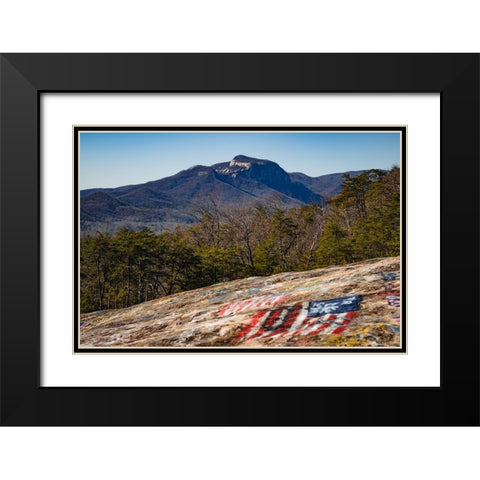 American Graffiti Black Modern Wood Framed Art Print with Double Matting by Malone, Will