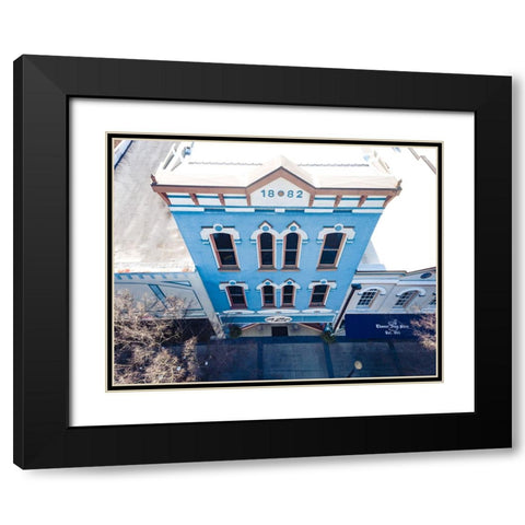 1882 Black Modern Wood Framed Art Print with Double Matting by Malone, Will