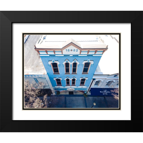 1882 Black Modern Wood Framed Art Print with Double Matting by Malone, Will
