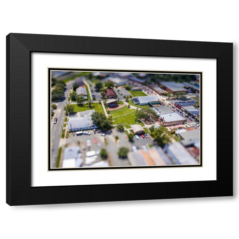 Amphitheater Miniature Black Modern Wood Framed Art Print with Double Matting by Malone, Will