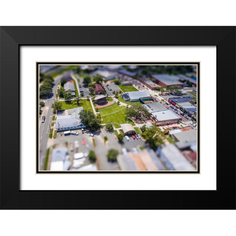 Amphitheater Miniature Black Modern Wood Framed Art Print with Double Matting by Malone, Will