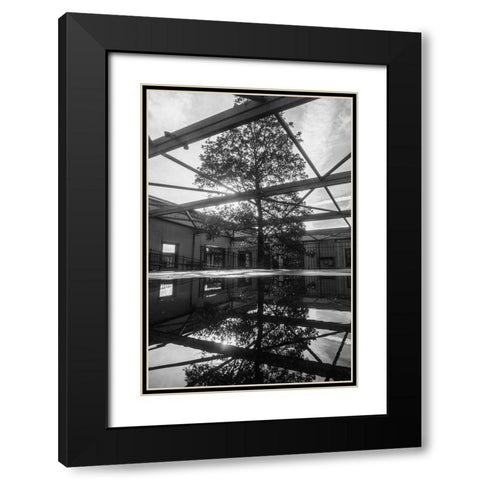 Breakthrough Black Modern Wood Framed Art Print with Double Matting by Malone, Will