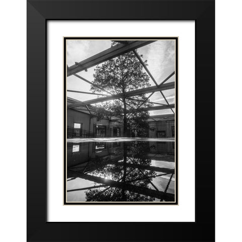 Breakthrough Black Modern Wood Framed Art Print with Double Matting by Malone, Will