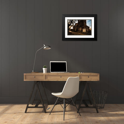 First Presbyterian Black Modern Wood Framed Art Print with Double Matting by Malone, Will