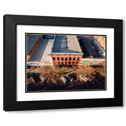Grassroots Above Black Modern Wood Framed Art Print with Double Matting by Malone, Will