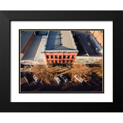 Grassroots Above Black Modern Wood Framed Art Print with Double Matting by Malone, Will