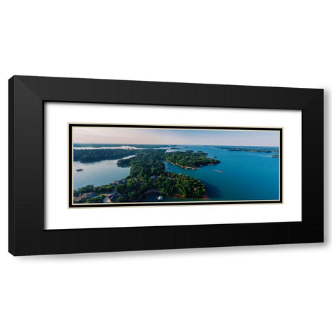 Hartwell Pano Black Modern Wood Framed Art Print with Double Matting by Malone, Will