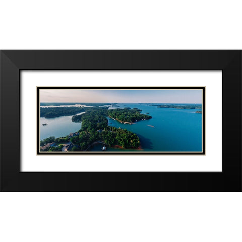 Hartwell Pano Black Modern Wood Framed Art Print with Double Matting by Malone, Will