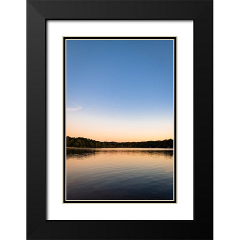 Hartwell Sunset Black Modern Wood Framed Art Print with Double Matting by Malone, Will