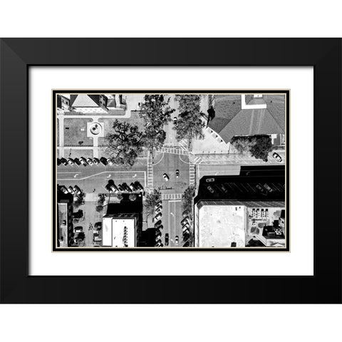 Hustle Black Modern Wood Framed Art Print with Double Matting by Malone, Will
