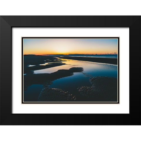 Magic Tide Pools 2 Black Modern Wood Framed Art Print with Double Matting by Malone, Will