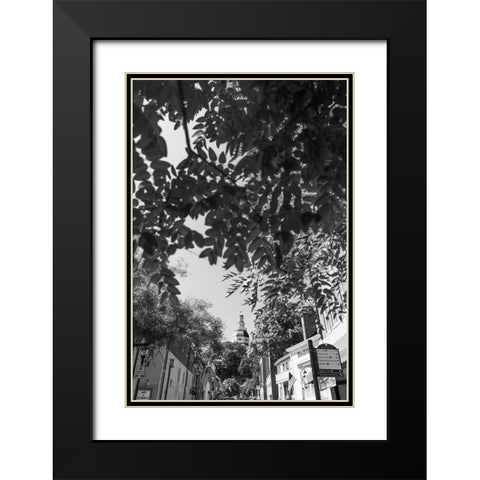 Maryland Capital Vertical Black Modern Wood Framed Art Print with Double Matting by Malone, Will