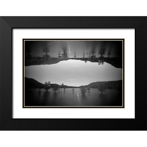 Ocoee 1 Black Modern Wood Framed Art Print with Double Matting by Malone, Will
