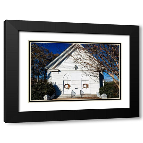 Pelzer Pres 2 Black Modern Wood Framed Art Print with Double Matting by Malone, Will