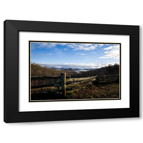 Popcorn Overlook Black Modern Wood Framed Art Print with Double Matting by Malone, Will