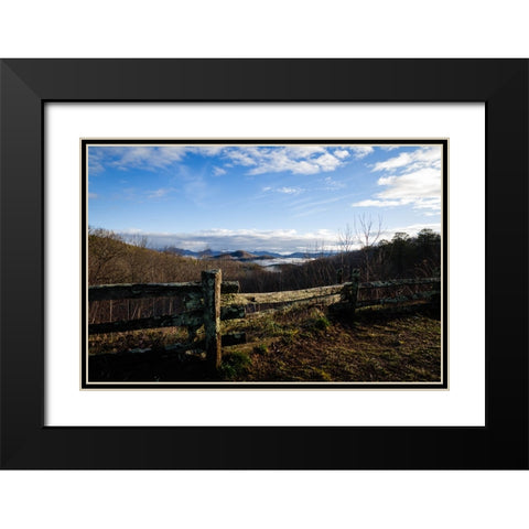 Popcorn Overlook Black Modern Wood Framed Art Print with Double Matting by Malone, Will