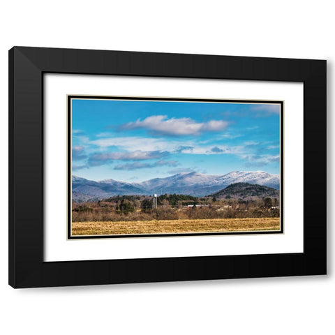 Snow Capped Hiawassee 2 Black Modern Wood Framed Art Print with Double Matting by Malone, Will