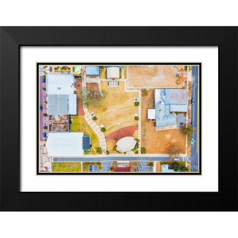 The Amphitheater Black Modern Wood Framed Art Print with Double Matting by Malone, Will