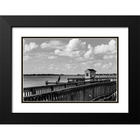 The Hurricane Black Modern Wood Framed Art Print with Double Matting by Malone, Will