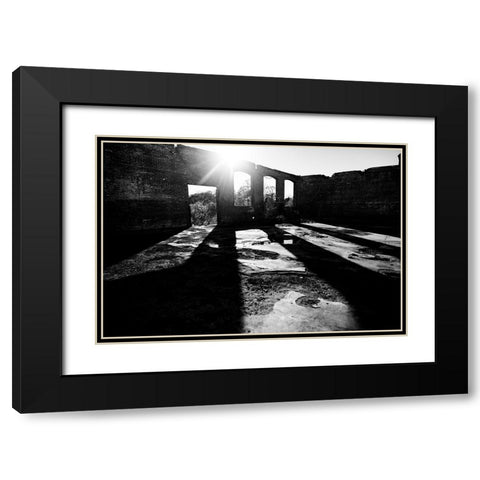The Mill Black Modern Wood Framed Art Print with Double Matting by Malone, Will
