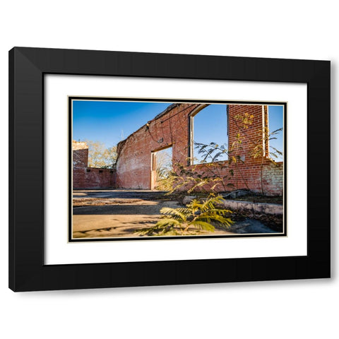 The Mill 2 Black Modern Wood Framed Art Print with Double Matting by Malone, Will