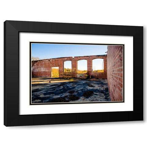 The Mill 3 Black Modern Wood Framed Art Print with Double Matting by Malone, Will